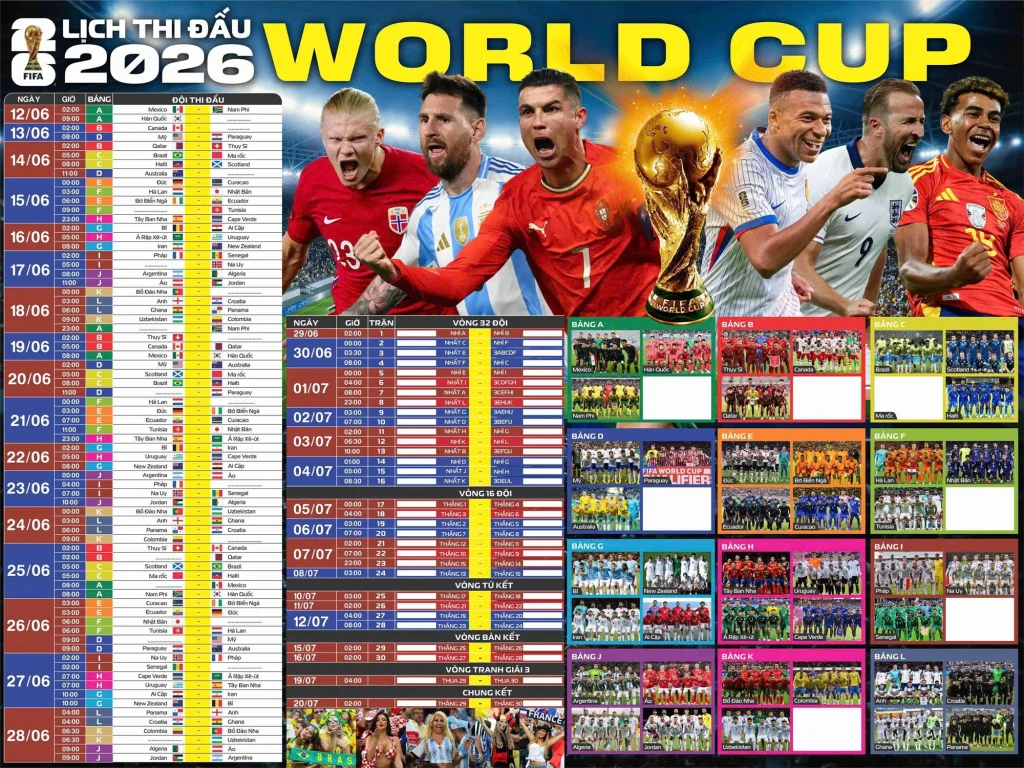 World Cup 2026 | Lịch thi đấu, Thể thức mới và Cơ hội vàng cho các đội tuyển | Thể thao OK9 6 World Cup 2026 | Lịch thi đấu, Thể thức mới và Cơ hội vàng cho các đội tuyển | Thể thao OK9
